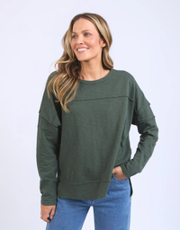 Jayne Throw On Top-Khaki