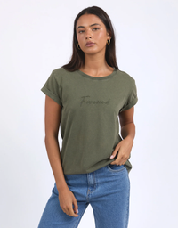Signature Tee-Khaki