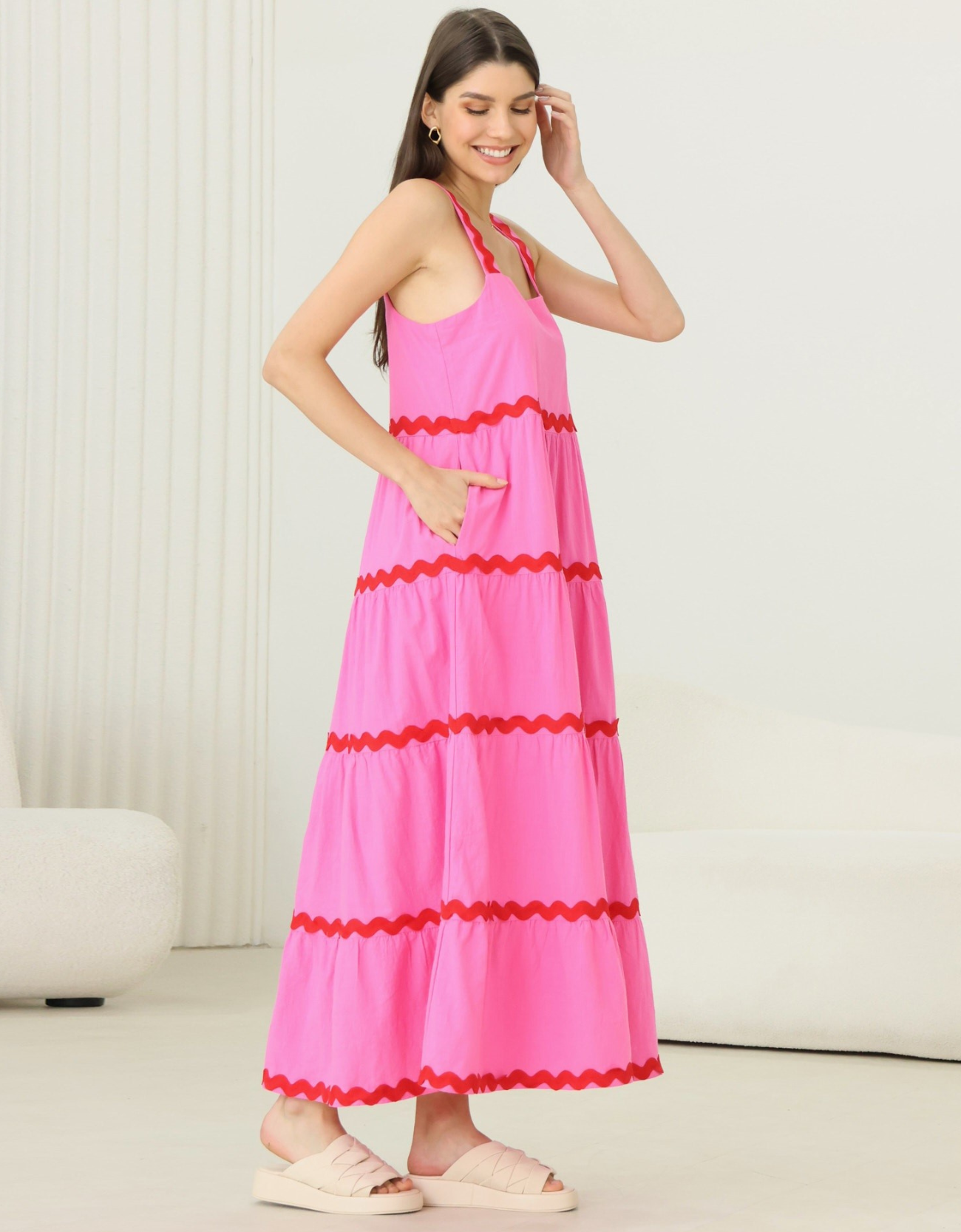 Vivi Dress-Pink