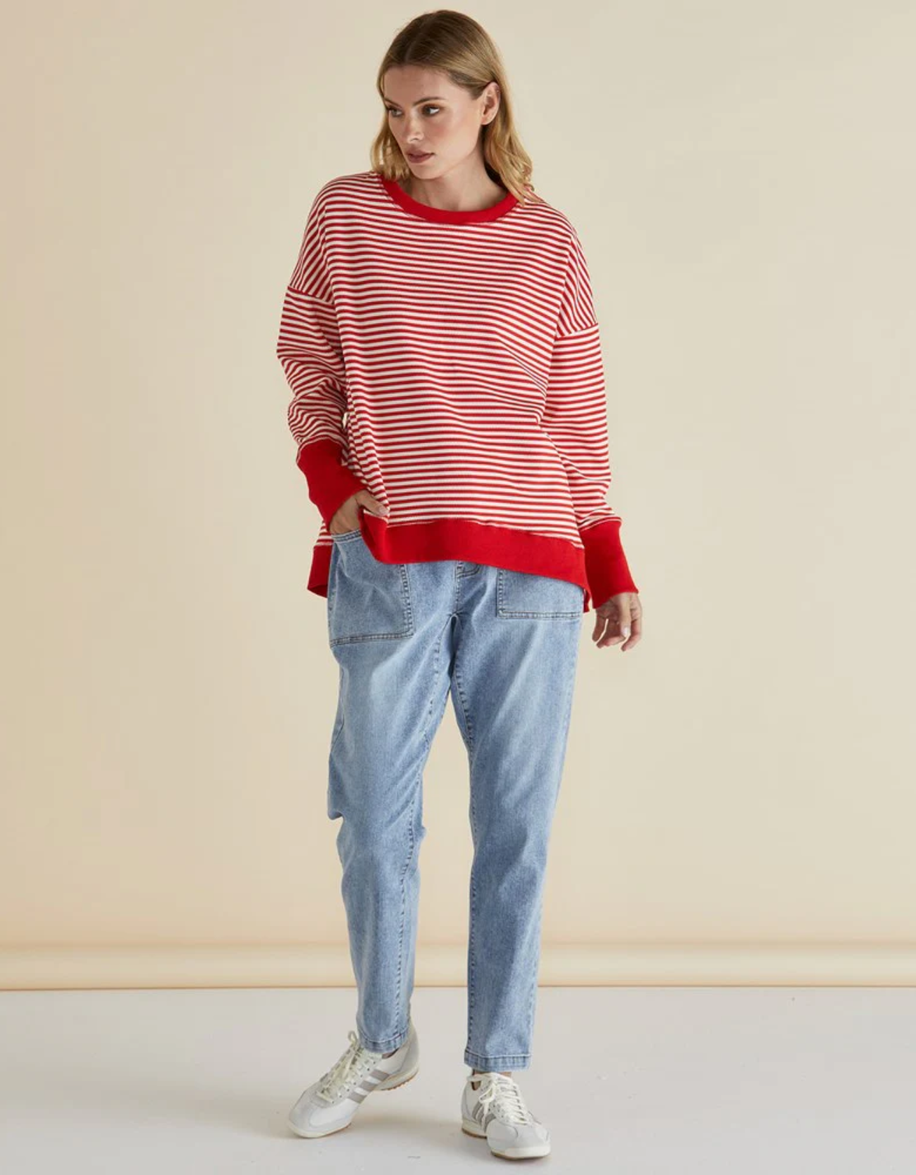 Red Stripe Sweater