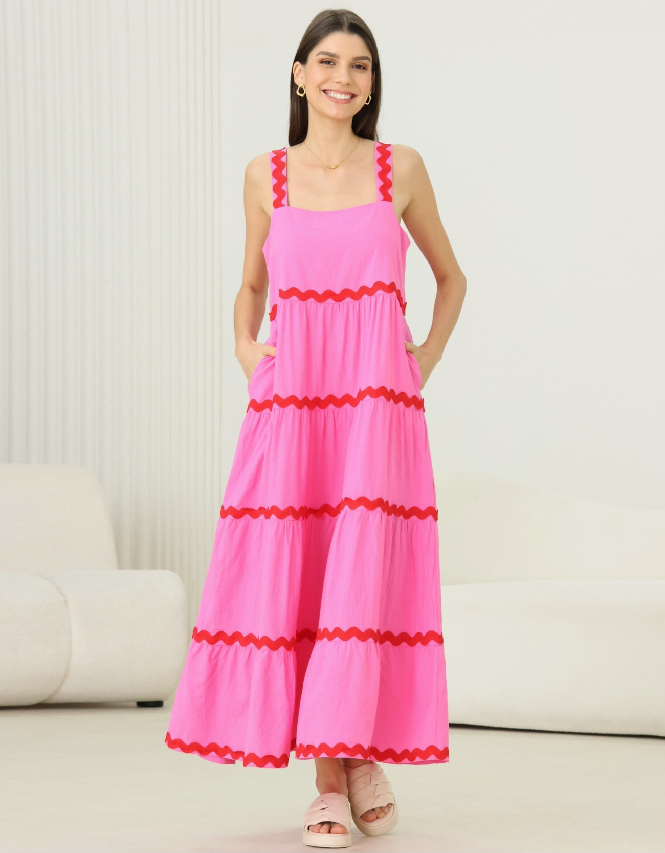 Vivi Dress-Pink