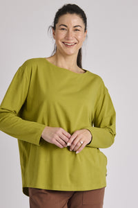 Panel Back Top-Moss Green