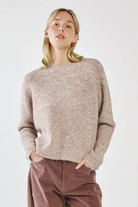 Marli Boxy Rib Knit-Fawn