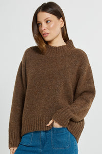 Lola Jumper-Chocolate Brown