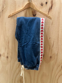 Denim Racer Jeans-Red Heart