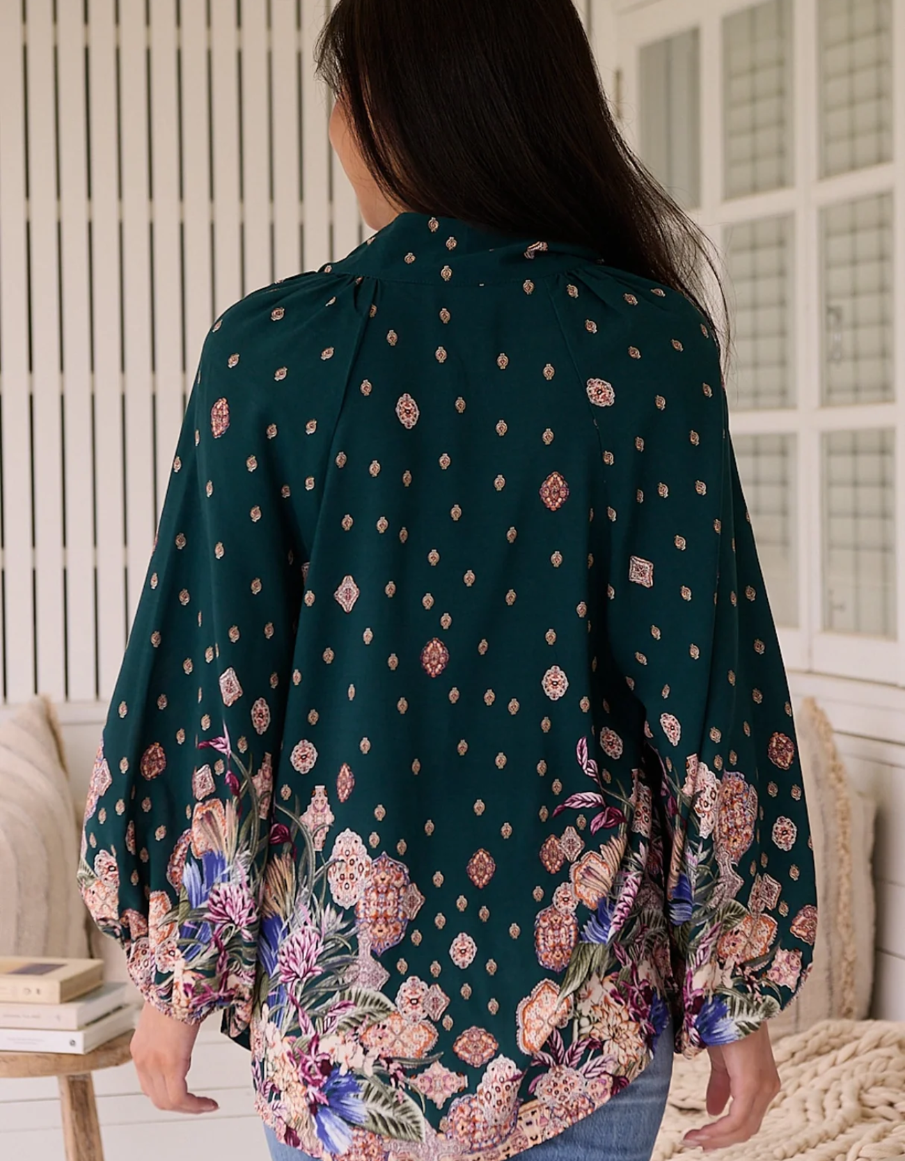 Imogen Blouse-Estella Print