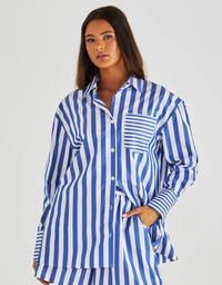 Brynne Shirt-Blue Stripe