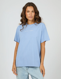 Silent Theory Logo Tee-Light Blue