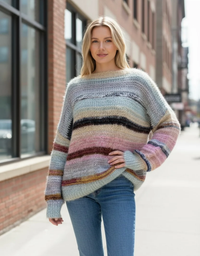 Ariana Knit-Purple Blue