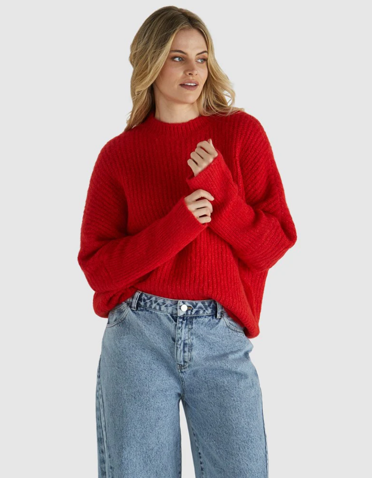 Romee Knit-Poppy Red