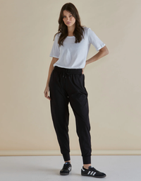 Cara Travel Jogger in Black by Betty Basics