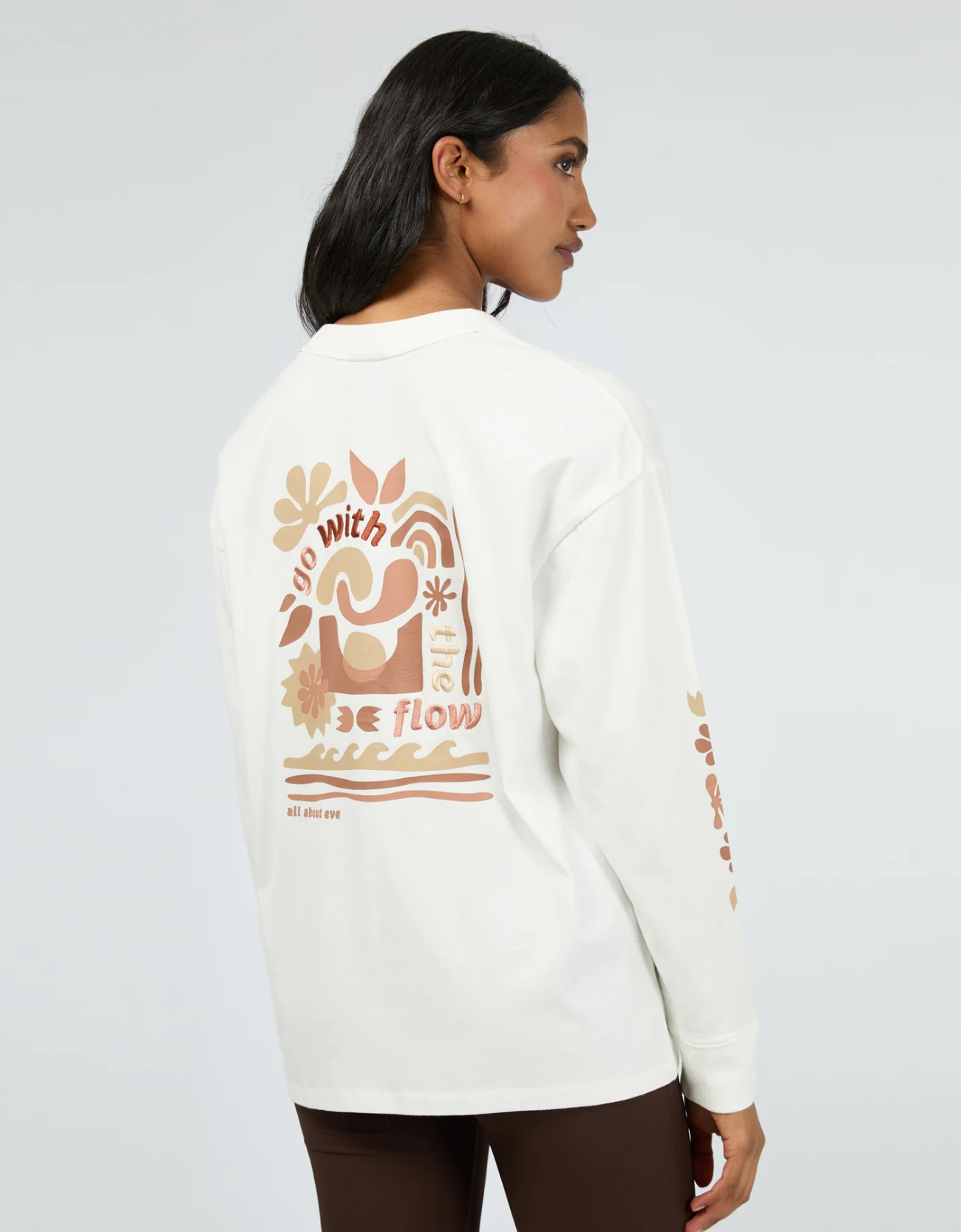 Flows Long Sleeve Tee - Vintage White