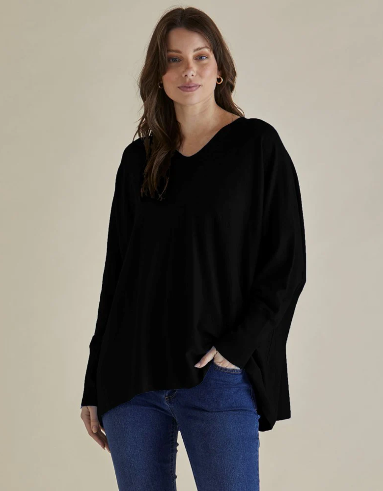 Destiny Knit Jumper-Black