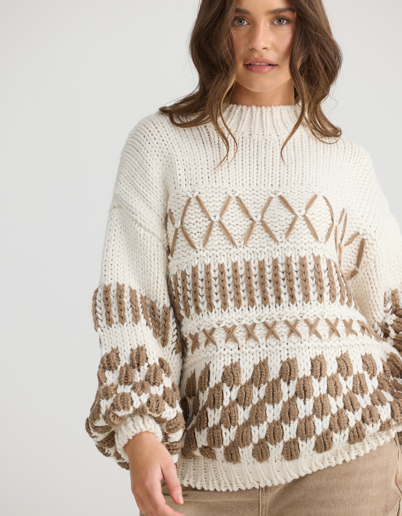 Colorado Knit-Off White/Mocha