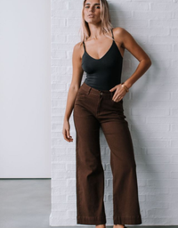 Stretch Slouch Jean- Chocolate
