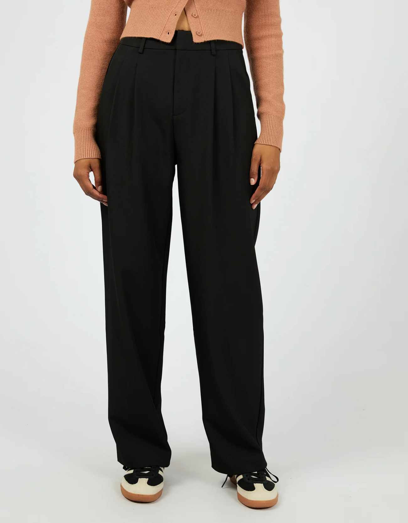 Eve Luxe Basic Pant - Black. All About Eve.