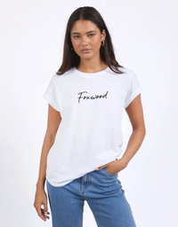 Signature Tee-White