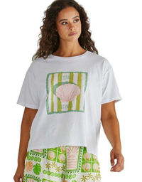 Cynthia Tee-Seashell Stripe