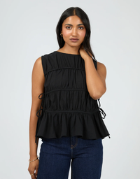 Lou Lou Tie top-Black