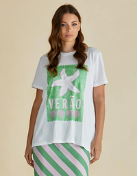 Ellia Crew Tee-Verao Print