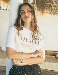Amalfi Relaxed Tee-Vintage White