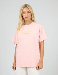 Vacation Relaxed Tee-Pink