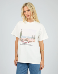 Liberty Road Relaxed Tee-Vintage White