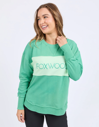 Simplified Tonal Crew-Green