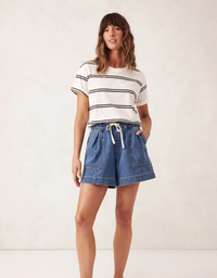 Darcy Relaxed Everyday Short-Washed Indigo