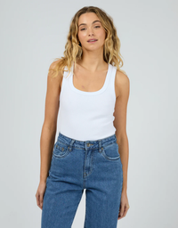 Mia Tank-White