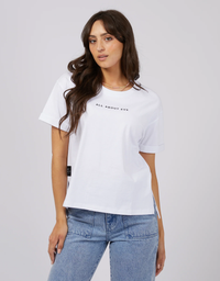 AAE Washed Tee- White