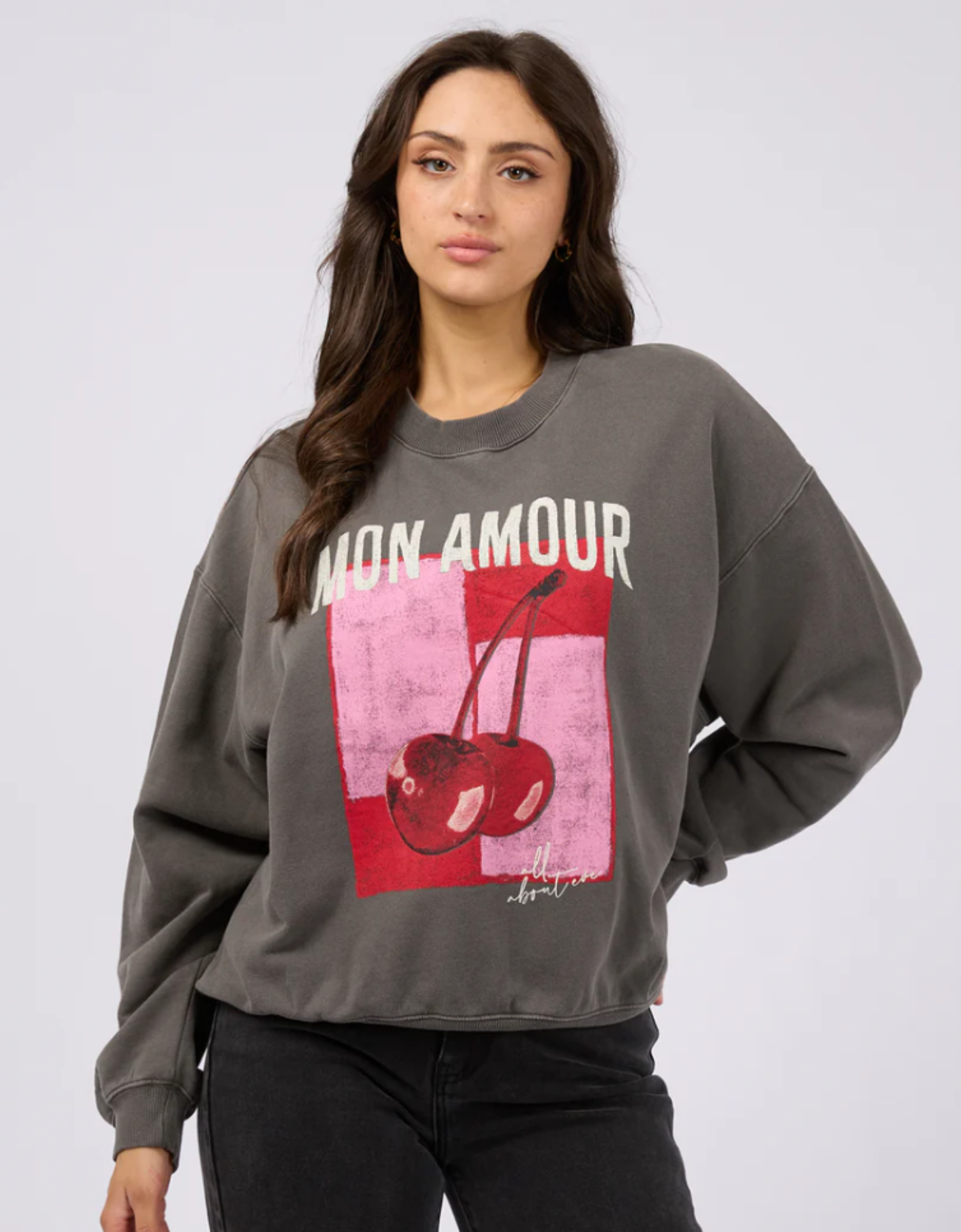 Mon Amour Slouch Crew