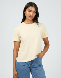 AAE Washed Tee-Vanilla