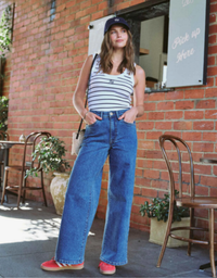 Evie Wide Leg Jean-Fresh Indigo