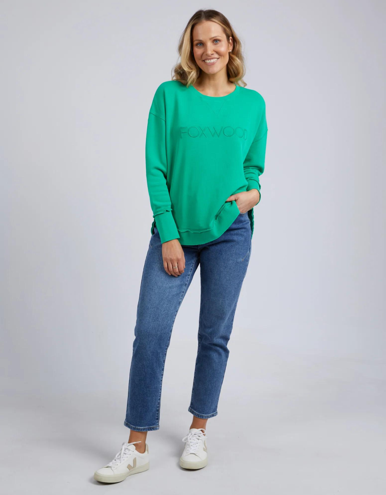 Simplified Crew-Bright Green