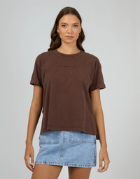 AAE Washed Tee-Brown