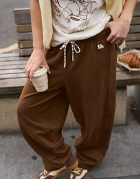 Jenna Tapered Trackpant-Toffee