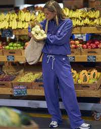 Jenna Tapered Trackpant-Washed Navy