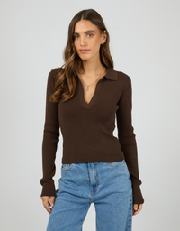 Cecilia Knit-Brown
