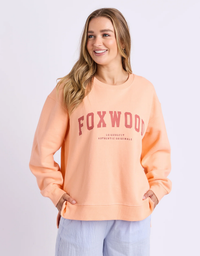 Foxwood Interval Crew-Neon Peach
