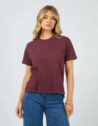 AAE Washed Tee-Wine