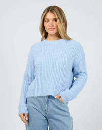 Ivy Knit Jumper - Ocean Blue
