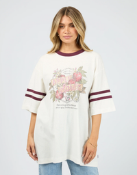 Spritz Time Oversize Tee - Vintage White