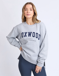 Intention Crew-Grey Marle/Navy