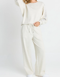 Betty Basics Marcy Trackpant-Grey Marle
