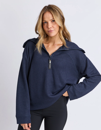 Huntsville Zip Crew-Navy