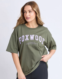 Interval Tee-Khaki/Lilac