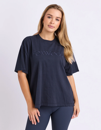 Foxwood Simplified Tee in Navy