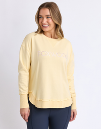 Simplified Metallic Crew-Lemon