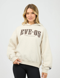 Eve Club House Box Hoodie-Oat